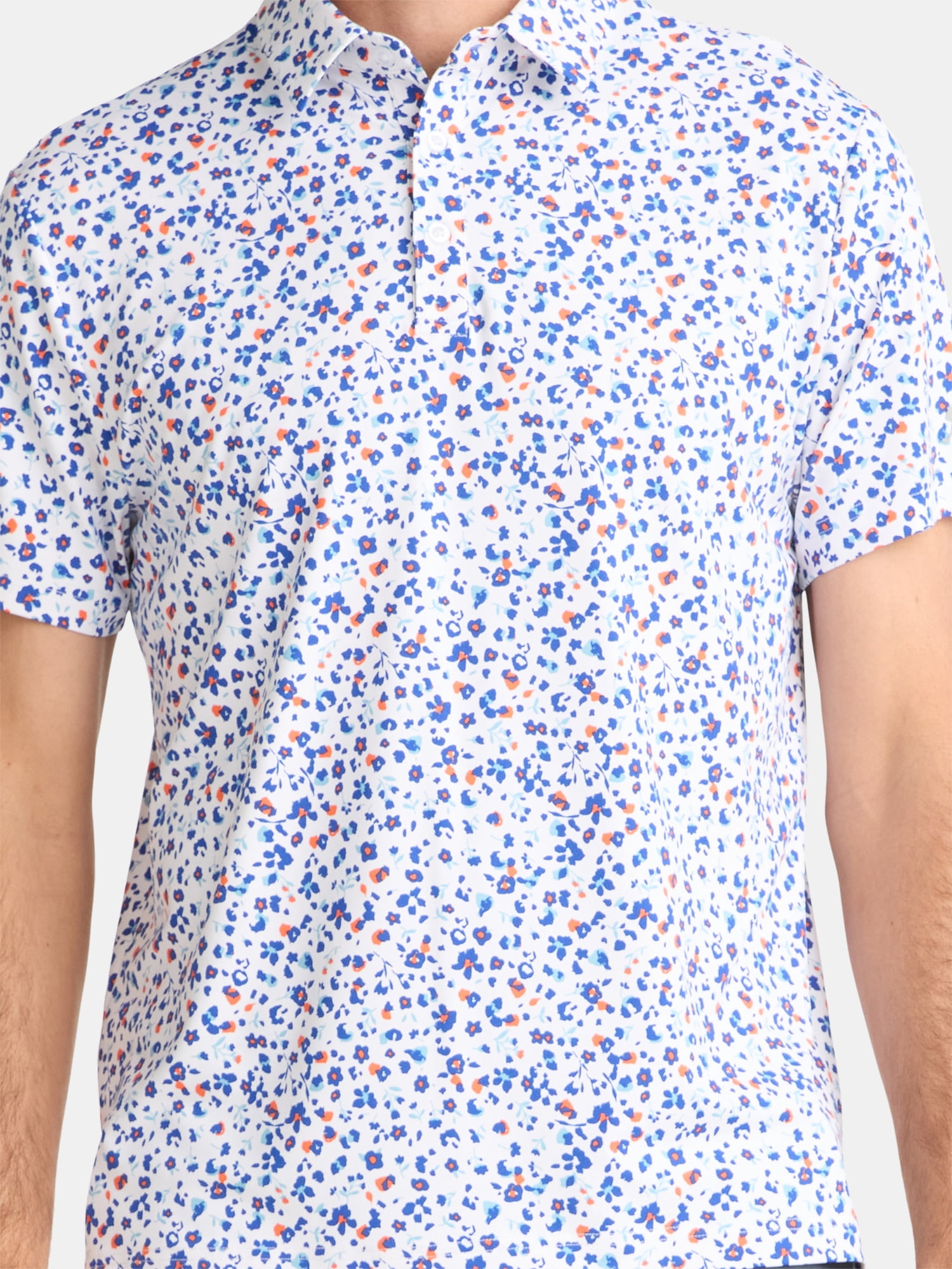 Birdie Bound Men's and Big Men's Novelty Print Golf Polo Shirt, Sizes XS-4XLT