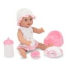 Melissa & Doug Mine to Love Annie 12-Inch Drink and Wet Poseable Baby Doll With Potty, Bottle, Pacifier, Diaper, Dress