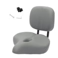 thumbnail image 1 of Asiento de bicicleta con respaldo Colamx Sillín de bicicleta Ciclismo al aire libre ajustable gris, 1 of 8