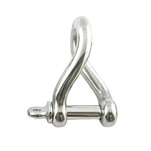 Stainless Steel 316 Twist Shackle 5/16" (8mm) Marine Grade