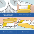thumbnail image 4 of TEPE Nova Medium Bristle Toothbrush – Manual, Adult Sustainable Toothbrushes, 1 Brush, 4 of 6