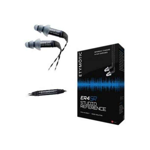 Etymotic Research ER4SR Studio Reference Precision Matched In-Ear Earphones (Balanced Armature Drivers, Noise Isolating, High Fidelity, World Leader