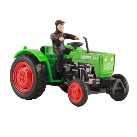 Juguetes de vehículos de granja para niños, modelo de vehículo de tractor de simulación, juguete de tractor de granja para personas, juguetes de tractores de granja para niños, rendimiento lleno de energía