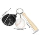 thumbnail image 5 of Cateissary Llavero de béisbol realista de 3 uds., guante de murciélago de madera, mochila, llavero, decoración para el hogar y la Oficina, Almacenamiento y organización del hogar Negro, 5 of 6
