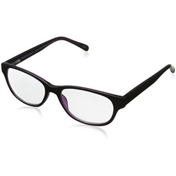 foster grant zera women's multifocus glasses, black, 2.5