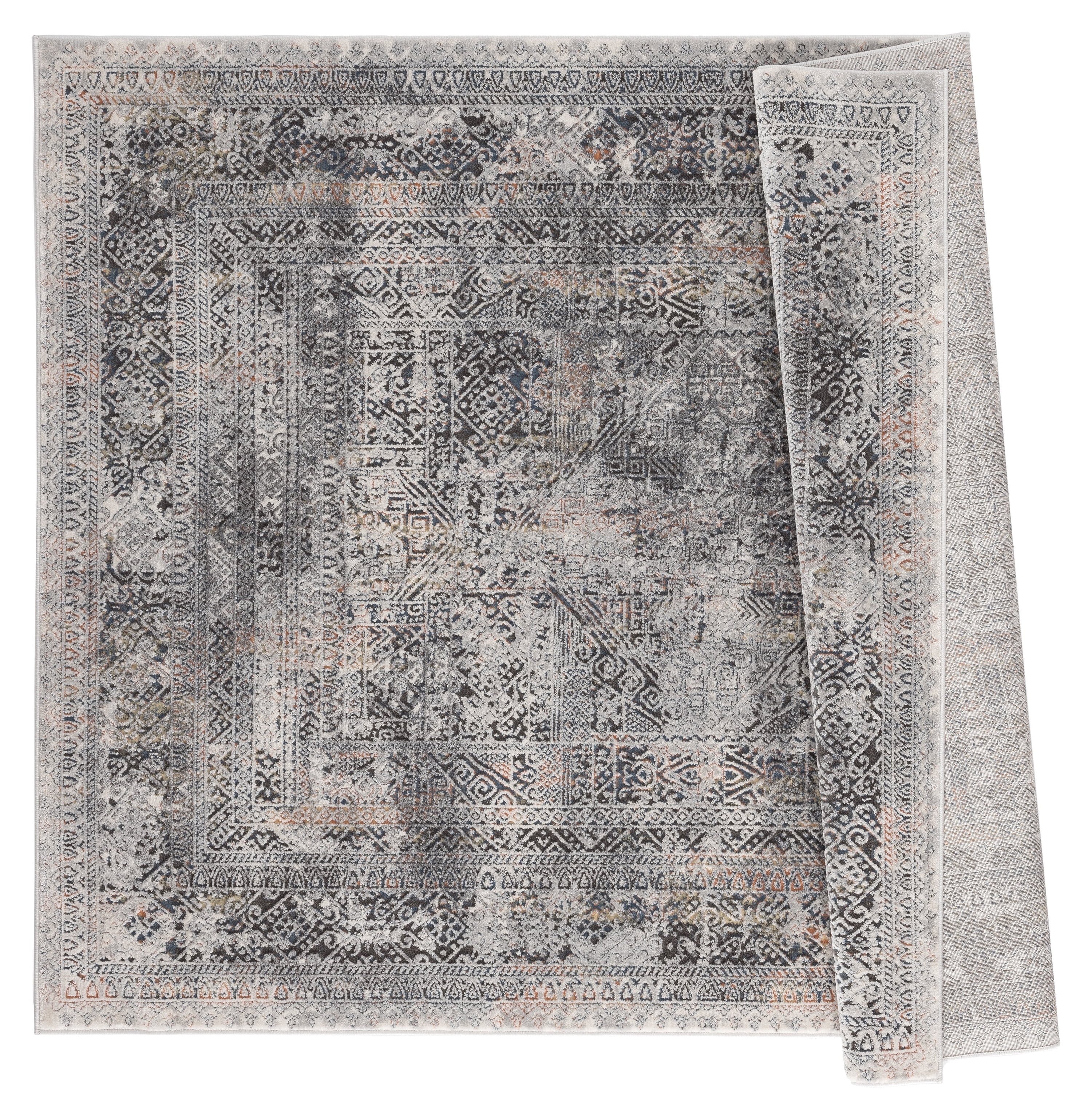 United Weavers Rushmore Kennedy Contemporary Border Area Rug, Multi, 5'3" x 7'2"