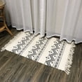 thumbnail image 2 of Opolski Tapis Tissés Rétro en Coton et Lin à Franges, Tapis de Sol, Matelas de Prière pour Chambre, 2 of 7