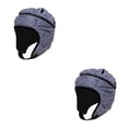 thumbnail image 1 of Wosthever EVA Portero Rugby Fútbol Fútbol Casco Rugby Sombrero Cabeza Protector Guardia Colorido Azul Type6 NO6, 1 of 1