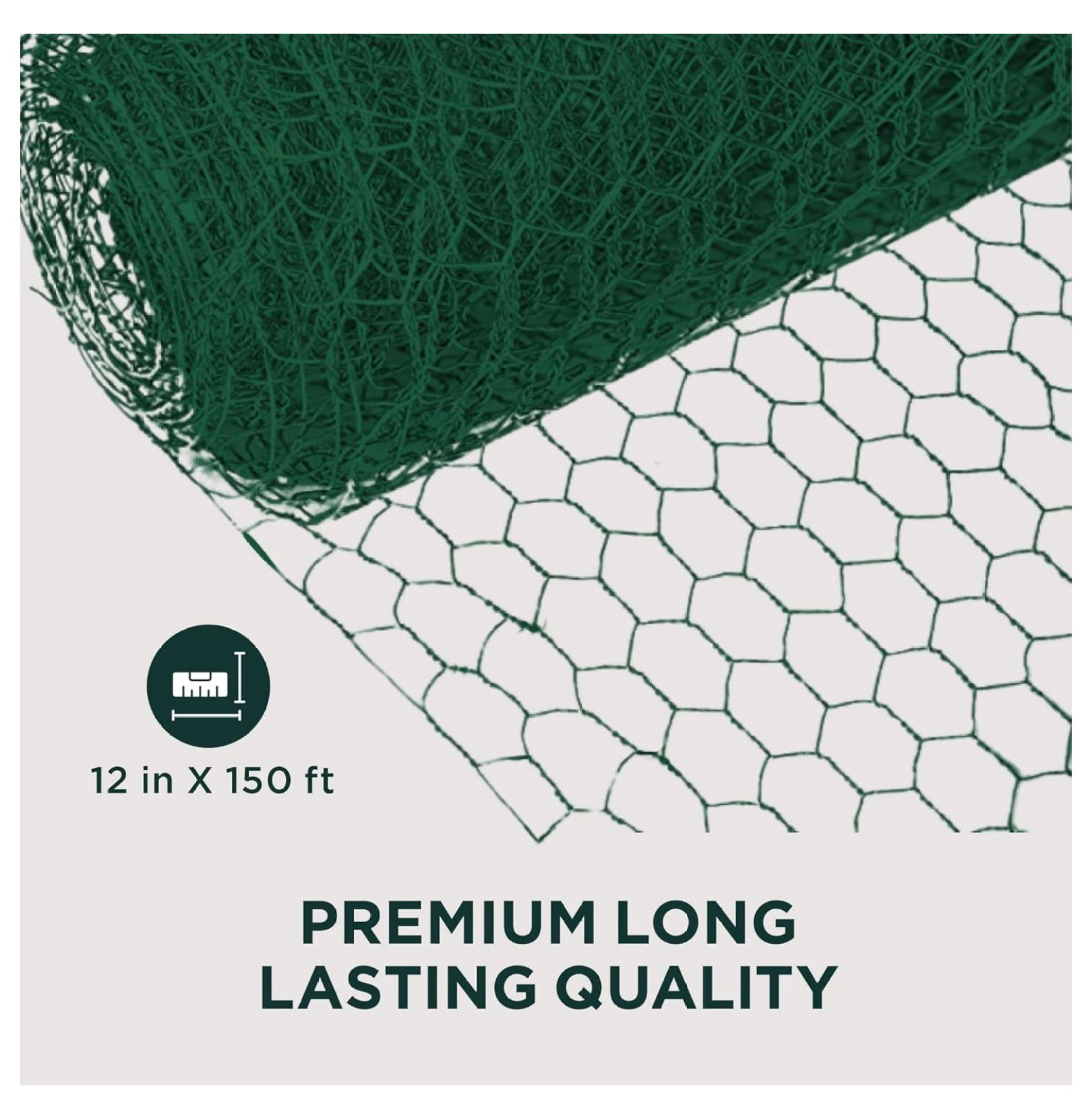Green Florist Netting, Customizable Floral Wire, Steel Wire Mesh Roll, Versatile and Durable Garden Netting, Floral Arrangement Supplies, 12 inches x 150 feet