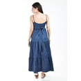 thumbnail image 3 of Vestido largo de popelina Roman Fashion juvenil 866 Azul marino, 3 of 5