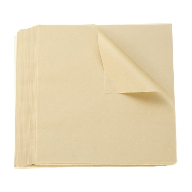 Uxcell 500pcs Hojas de Papel Encerado Cuadradas 11.02" x 11.02" Papel de Envoltura de Alimentos Seco