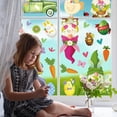 thumbnail image 6 of SHENGXINY 9PCS Easter Window Clings Cute Bunny Detachable Window Stickers - Wall Home Decor Easter Decorations Multicolor 7.9x11.8in, 6 of 9