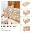 thumbnail image 4 of 16.5x12.6x11.8in Foldable Flip-Top Storage Bin, Dustproof Magic Tape Closure, Ideal for Home & Toy Organization，Cute Deer, 4 of 7