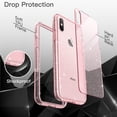 thumbnail image 6 of JETech Glitter Case for iPhone Xs and iPhone X, 5.8-Inch, Bling Sparkle Shockproof Phone Bumper Cover, Cute Sparkly for Women and Girls (Pink), 6 of 7