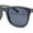Matte Grey - Black, variant on Kush Mens Rounded Rectangular Horn Rim Matte Sporty Plastic Sunglasses Matte Grey - Black
