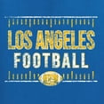thumbnail image 6 of Wild Bobby Los Angeles LAC Hometown City Football Fan Pride Sports Men's Graphic Tank Top, Royal, Small, 6 of 6