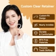 thumbnail image 3 of Retainers Initsmil Custom Clear para adultos y adolescentes, 2 juegos, 3 of 7
