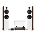 thumbnail image 1 of Fluance RT85 Reference High Fidelity Vinyl Turntable (Walnut), PA10 Phono Preamp and Ai81 Powered Floorstanding Speakers (White Walnut), Ortofon 2M Blue Cartridge, 150W Class D Amplifier, Bluetooth, 1 of 8