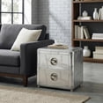 thumbnail image 3 of Butler Specialty Industrial Chic Midway Aviator Side Table In Silver, 3 of 3