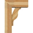 thumbnail image 3 of Ekena Millwork 8"W x 20"D x 28"H Funston Block Rough Sawn Bracket w/ Offset Brace, Western Red Cedar, 3 of 25