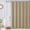 Khaki, variant on Waffle Shower Curtain, Thick Weighted Fabric, Wrinkle and Rust Resistant, Weighted Hem,Classic Hotel Quality Design, Machine Wash