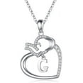 thumbnail image 1 of DPTALR Collier Pendentif Cœur Porte-Bonheur Bijoux pour Femmes, 1 of 2