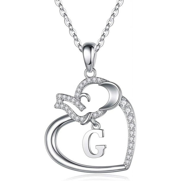 Fiudx Collar In Colgante Corazon de Buena Suerte para Mujer