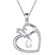 thumbnail image 1 of Fiudx Collar In Colgante Corazon de Buena Suerte para Mujer, 1 of 2