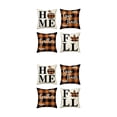 thumbnail image 1 of Injueey Funda de almohada suave y duradera de 4 piezas para acogedora funda de almohada decorativa para la noche de Halloween Type5 NO5, 1 of 6