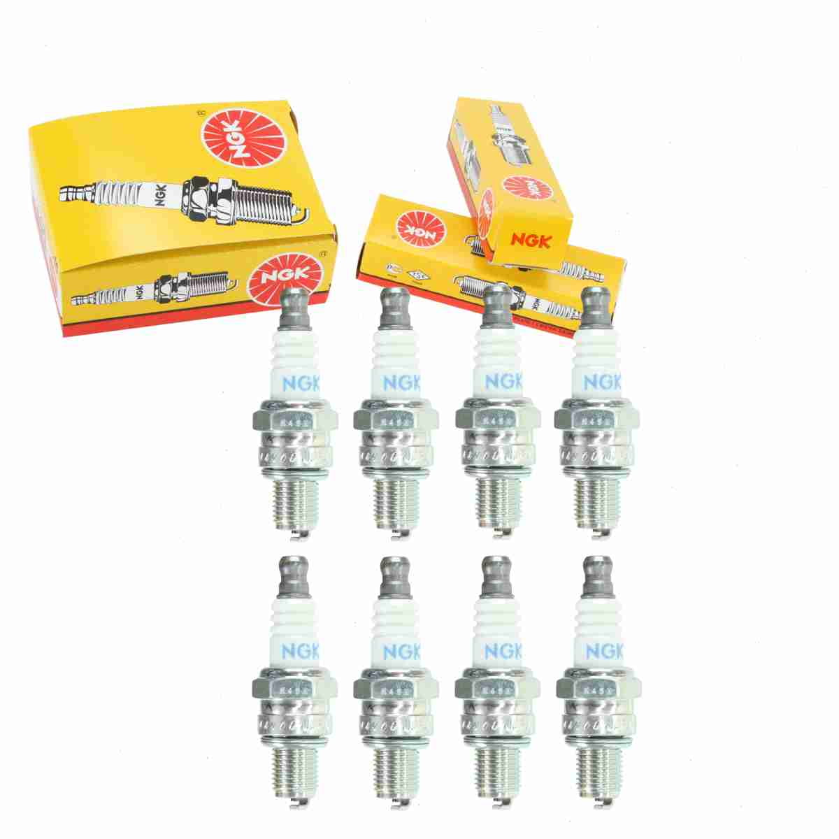 8 pc NGK 7599 Standard Spark Plugs for 31915-Z0H-003 965 E3.24 RZ7C UFR7EC USR7AC Ignition Wire Secondary