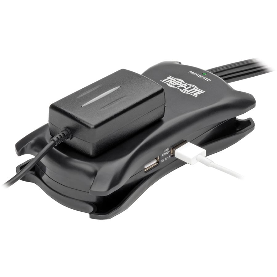 Tripp Lite Protect It! 3-Outlet Travel-Size Surge Protector w/ 2 USB Ports