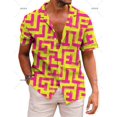 thumbnail image 3 of Camisas hawaianas para hombre, camisa de manga corta con solapa, ropa de estilo mexicano, camisa informal holgada con botones, ropa para hombre, blusas Harajuku, 3 of 5