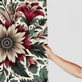 thumbnail image 3 of JEUXUS Wildflowers Floral Botanical Floral Waterproof Shower Curtain Multiple Sizes for Bathroom White, 3 of 7