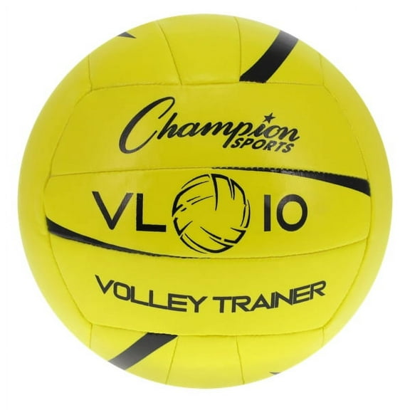 Champion Sports Training Volleyball, Size 7, Indoor and Outdoor, with Soft, Hand-Sewn Nylon Panels - Small, Lightweight Volleyballs for Practicing, Recreation - Premium Volleyball Equipment and Gear