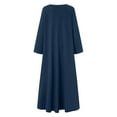 thumbnail image 5 of Hwmodou Women Dresses Street Long Sleeved Dress Trendy Ladies Sundress, 5 of 5