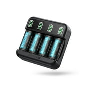 RAVPower Rechargeable CR123A Lithium Batteries, 8 Pack 3.7V 850mAh Batteries