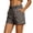 Dark Gray, variant on Women's Utility Short Pants, Fashion High Waisted Stretchy Cargo Shorts for Summer, Casual Chic Workwear Shorts for Vacation and Daily Wear