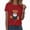 Red, variant on TOWED22 Halloween Shirts for Women Cute Ghost Shirt Fall Pumpkin Tshirt Crew Neck Graphic Tees Casual Short Sleeve Tops(Grey,XL)