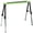 Black + Green + Steel, variant on Saw Horses 2 Pack, Folding Portable Work Horse with Fast Open Legs, Convenient Handle, Steel Sawhorse for Garage, Workshop, Fully Assembled, Yellow+Black, 275 lbs Capacity Each