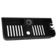 thumbnail image 2 of Yuarrent 1 estante de baño, estante de almacenamiento de ducha de plástico, soporte de perforación ajustable gratis, accesorios de almacenamiento de Juegos de accesorios de baño negro Yuarrent HA002245-01, 2 of 6