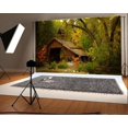 thumbnail image 1 of Fondo de fotografía ABPHQTO 150x220cm Casa de madera en mal estado Naturaleza, 1 of 2