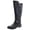 Black, variant on G by Guess Womens Tealin WC Faux Leather Riding Boots Black 7 Medium (B,M)