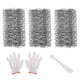 thumbnail image 1 of Uxcell Malla de Alambre para Pollo de 118"x4" 0.6 Pulgadas Hexagonal Galvanizada con Bridas y Guantes 3 Pcs, 1 of 1