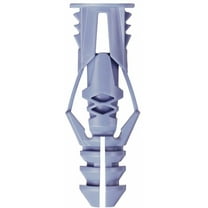 Triplegrip 172S Wall Anchor With Screw, NO 10, Polyethylene, Chrome Plated
