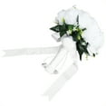 thumbnail image 2 of Hand Bouquet, Artificial Bouquet High Degree Of Simulation PE Material Safe And Non-  For Wedding, 2 of 8