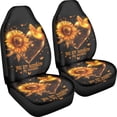 thumbnail image 3 of XYZCANDO Car Seat Covers Polyester Front Seat Covers Auto Front Seat Covers Premium Anti-Scratch SUV Truck, Sunflower Butterfly Design, 3 of 10