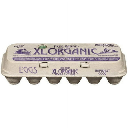 Farmer Harvest Xlorganic Free Range Eggs, 12 Count