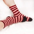 thumbnail image 3 of Women's Super Fuzzy Crazy Colorful Fun Cute Cozy Striped Socks - 8 Pairs - Assortment S3, 3 of 3