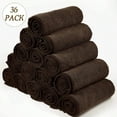 thumbnail image 4 of 36 Packs Of Bleach Proof Towels Microfiber Absorbent Salon Towels Bleach Resistant Salon Hand Towels For Gym Bath Spa Shaving Shampoo Home Hair Drying 16 X 28 Inches Coffee, 4 of 9