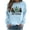 Blue D, variant on Stamzod Christmas Gifts for Women Casual Loose Crewneck Sweatshirts Women Long Sleeve Oversized Sweatshirt Hot Pink D M
